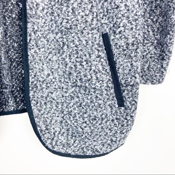 Ann Taylor Loft Gray Speckled Open Front Cardigan Sz S - Picture 3 of 5